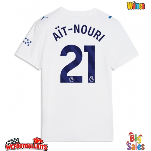 Manchester City Rayan Ait-Nouri #21 Replica Third Stadium Shirt for Women 2026-27 Short Sleeve
